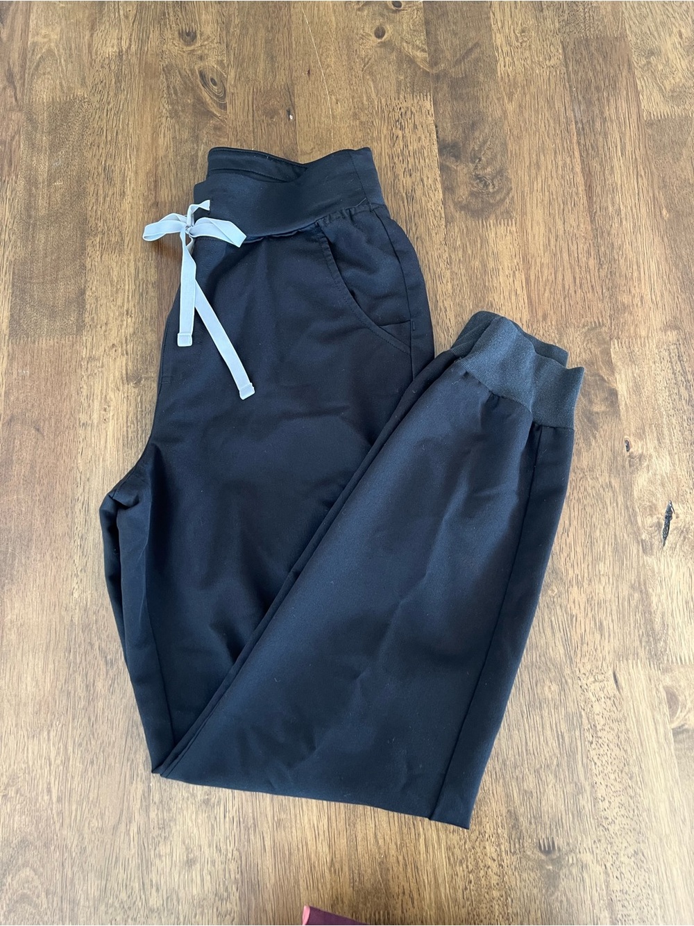 Figs Zamora Black Jogger Pants Small